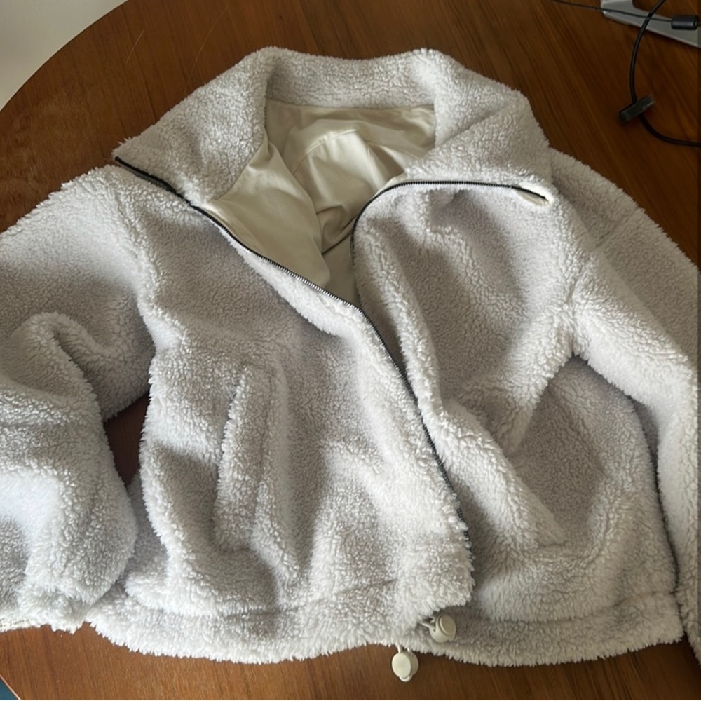 Lululemon fleece fuzzy jacket - Picture 2 of 2